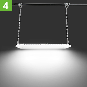 165 watt lepro linear led high bay light