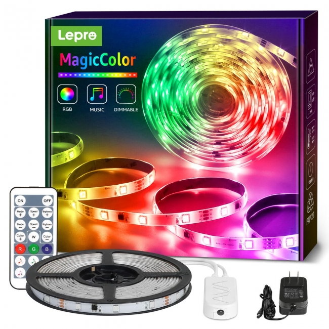 led strip lights with chasing effect