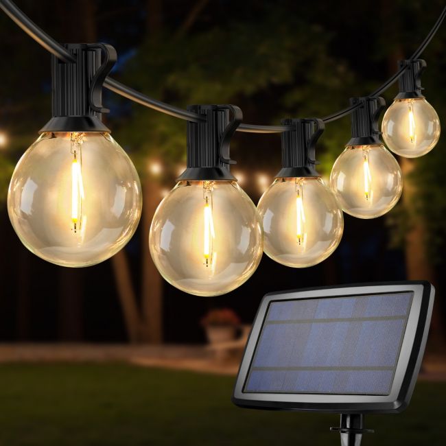 25ft solar led string lights