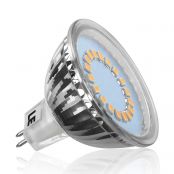 3.5W MR16 GU5.3 LED Bulbs, 35W Halogen Bualbs Equiv, 12V DC Only, 280lm, Warm White, LED Light Bulbs