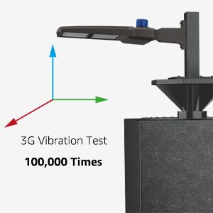 3G Vibration Test of 300w led street lighting fixture