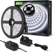 Lighting EVER 32.8ft LED Strip Light, Warm White