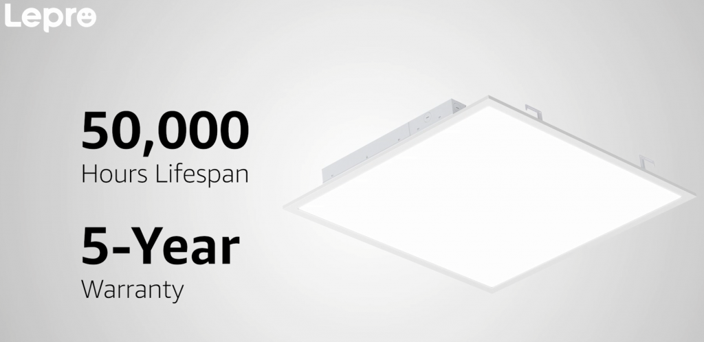 LED panel light, 5 year warrenty