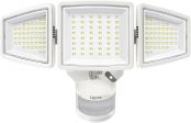 Lepro LED Security Lights, Outdoor Motion Sensor Light, Flood Lights with 3 Adjustable Heads, 270° Wide Lighting Angle, 27W 3200LM Super Bright, IP65 Waterproof for Yard Porch Garage, White