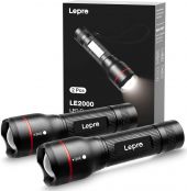 Lepro Portable Handheld LED Flashlight PR120027 2 Pack