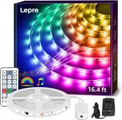 16.4ft music sync magiccolor led strip lights