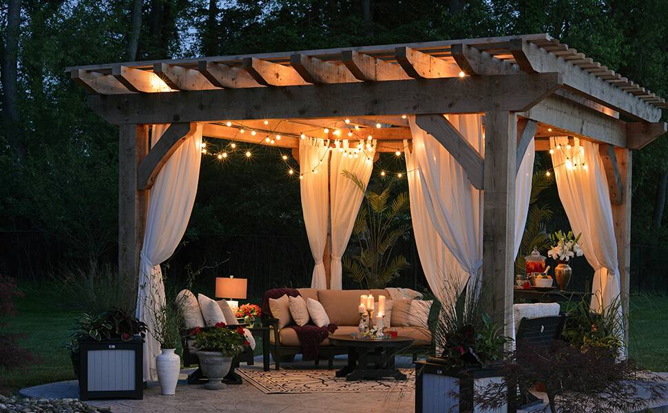 outdoor string lights