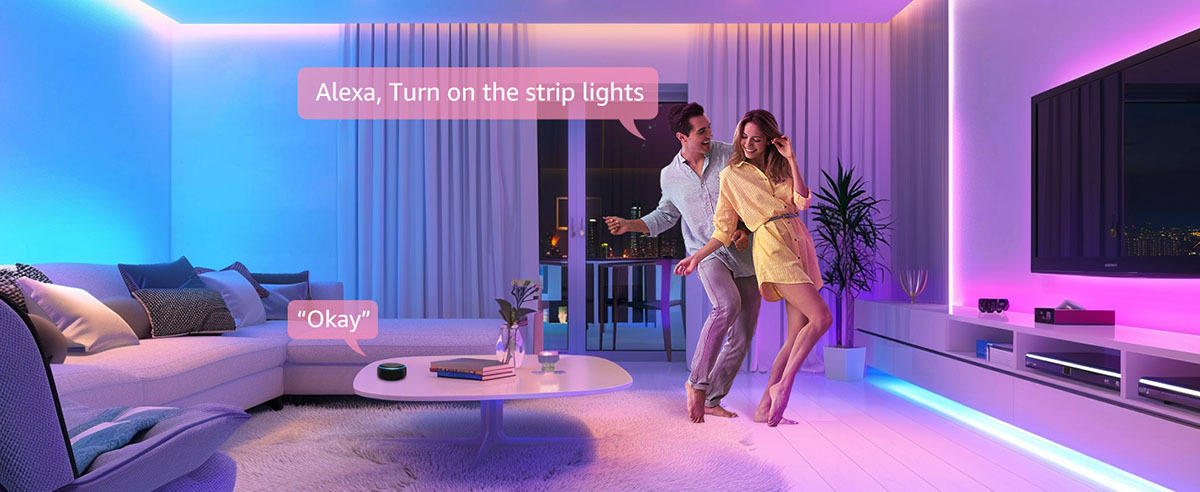 alexa control s1 led light strip