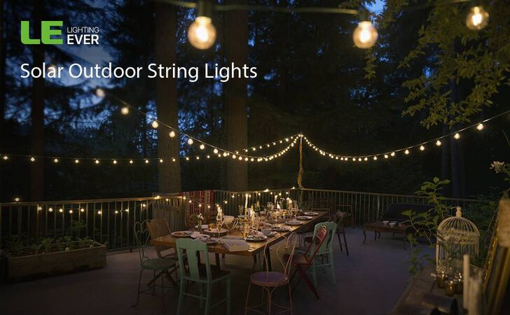 Solar LED String Light Bulb