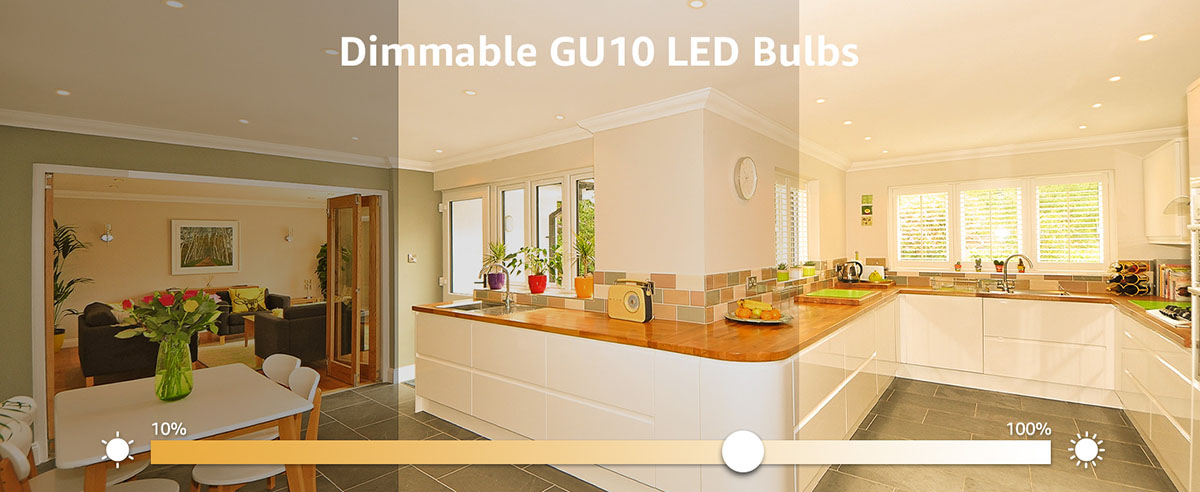 dimmable gu10 soft warm led bulbs