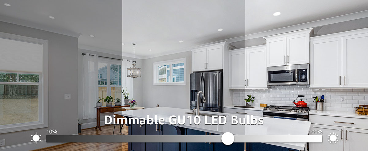 dimmable gu10 daylight white led bulbs