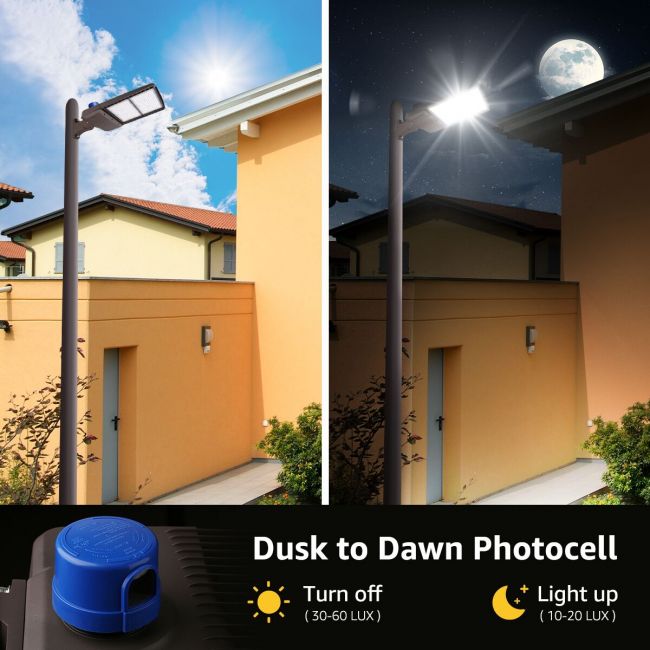 dusk to dawn 200w led street light