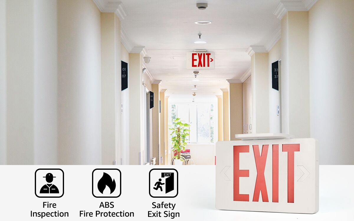 LED exit sign