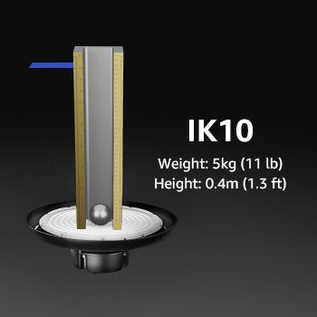 ik10 100w led ufo lights