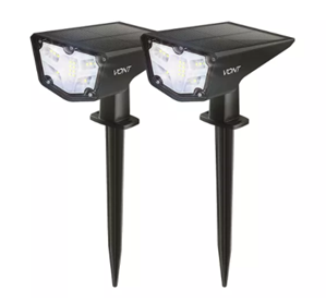 Vont LED Outdoor Solar Landscape Spotlights