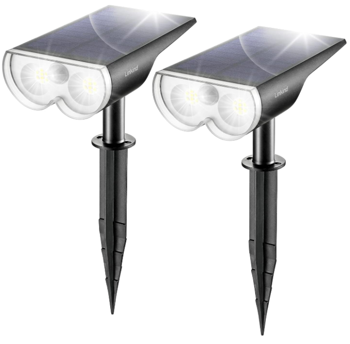 Linkind StarRay Solar Motion-Sensor Spotlights