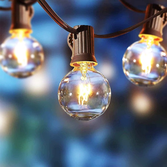 Better Homes & Gardens Clear Glass Globe String Lights