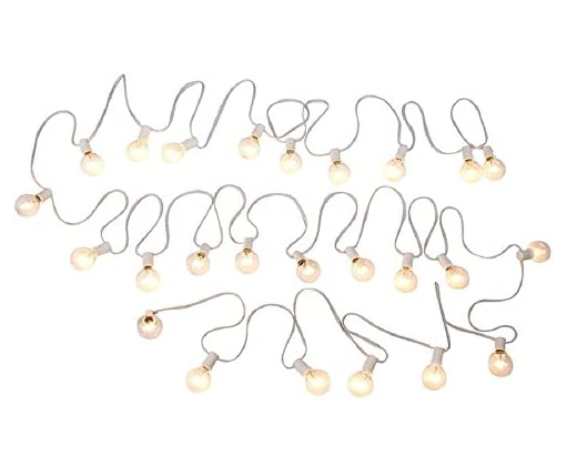 Portfolio White Incandescent Edison String Lights