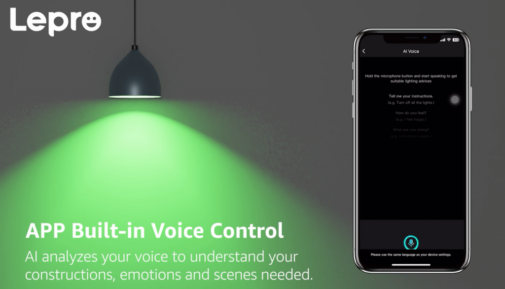 App Built-in Voice Control