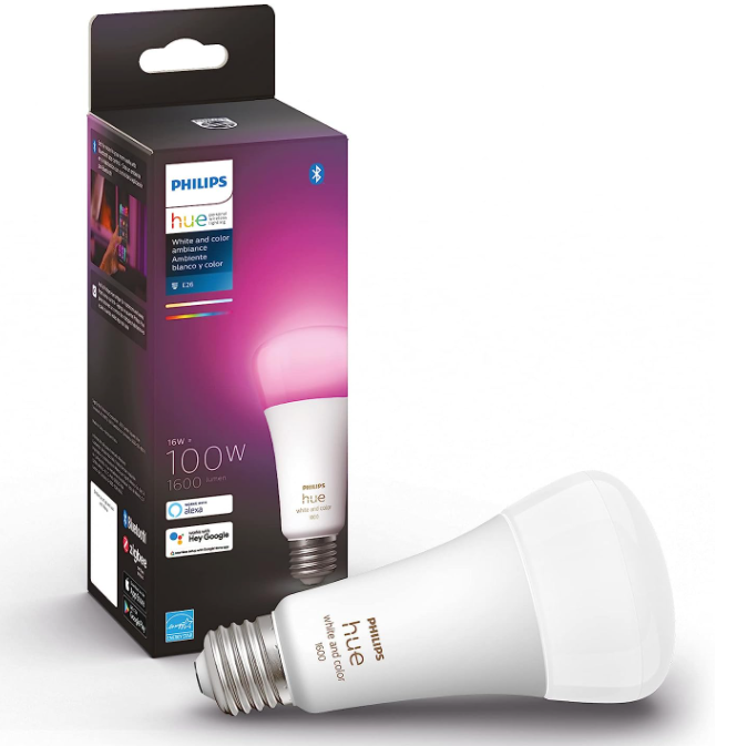 Philips Hue White and Color Ambiance Smart Bulb