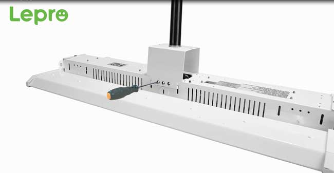 surface mount for linear high bay light