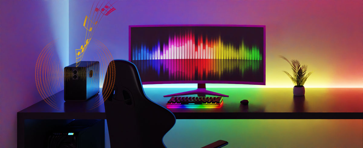 16.4ft magiccolor led light strips music modes