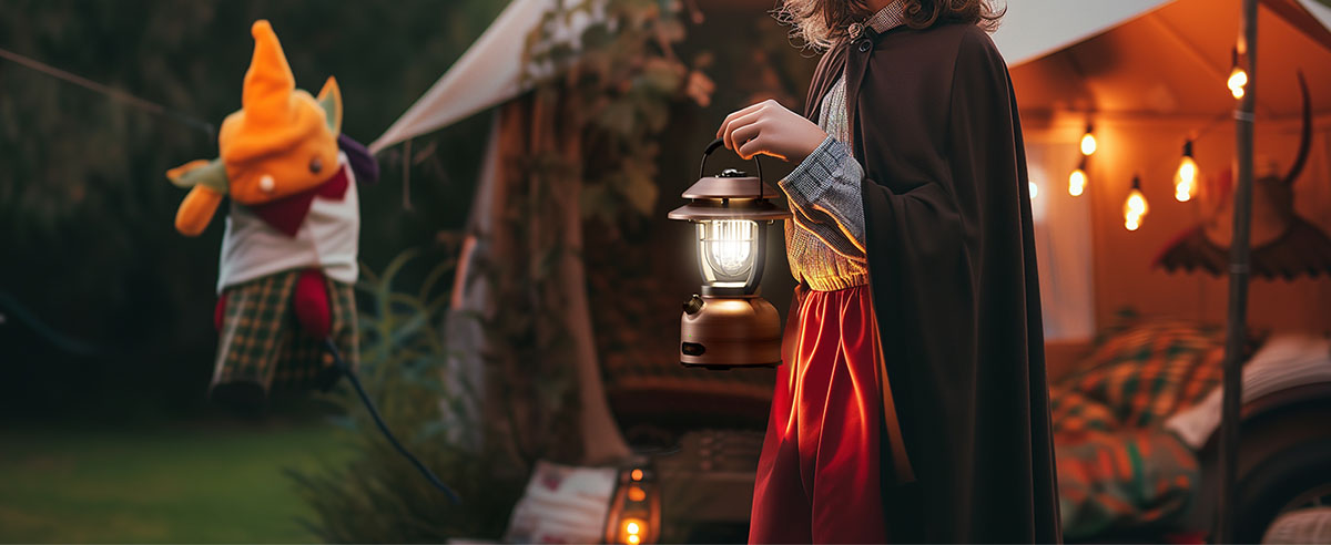 retro camping lantern for festival