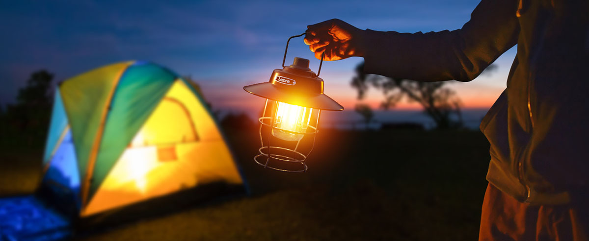 vintage led camping lantern for camping